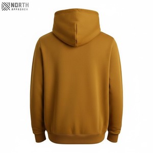 Wholesale Unisex Polyester Cotton Fleece Pullover Hoodies Manufacturer Custom Logo <b>Black</b> Plain Blank Men Hoodie <b>Sweatshirts</b> - Product Image 2