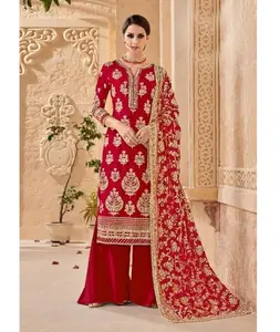 Pakistani Salwar Kameez Wholesale Georgette Readymade Dress Designs Latest Pattern Sharara Suit Collections for Wedding Wear