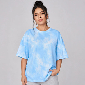เสื้อยืดโอเวอร์ไซส์สำหรับผู้หญิง ออกแบบด้วยผ้าระบายอากาศได้ดี ทรงหลวม สัมผัสนุ่ม คล่องตัว ทนทาน และคุณภาพดี - Product Image 1