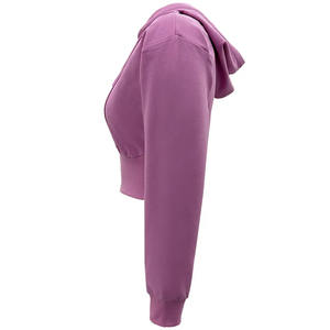 El mejor precio, ropa informal de invierno para mujer, chaqueta universitaria de patrón sólido transpirable de secado rápido, cuello levantado, lana, cantidad a granel teñida - Product Image 5