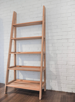 Vitrina de Madera de Teca Sólida para Almacenamiento, Muebles Comerciales para Restaurantes, Hoteles, Villas, Resorts, Cafés, Hostelería, Venta al Por Mayor