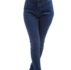 Pantalon en jean de style unique pour femmes Demande du client Bas prix Meilleure vente Votre propre logo personnalisé Meilleur fabricant Pantalon en jean pour femmes - Product Image 2