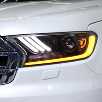 Ensemble de phares LED KGKB pour Ford Ranger 2016-2020, clignotants séquentiels de haute qualité, style Mustang, lentille de projecteur 6000K