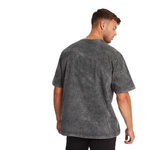 เสื้อยืดผ้าฝ้าย100% โอเวอร์ไซส์สำหรับผู้ชายผ้าคอตตอนซักแบบวินเทจกำหนดได้เอง - Product Image 3