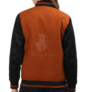 Veste d'hiver légère et respirante en peau de mouton et coton tricoté, sur mesure, nouveau style, veste de baseball pour femmes, fabriquée au Pakistan - Product Image 5