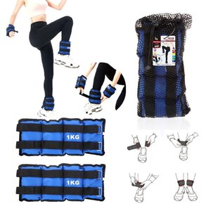 * OUTLET * 2 pz pesi da polso e caviglia da 1kg con chiusura in Velcro-casa e giardino/sport e tempo libero - Product Image 2