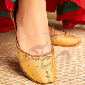 Women's <b>Khussa</b> <b>Shoes</b> Customizable Design Anti-Slippery Printed Fashion Trend High Quality Genuine Leather Midsole - Product Image 4