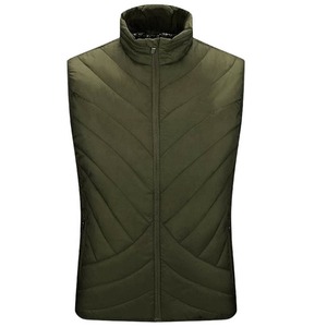 Chaleco de estilo deportivo para hombre de otoño e invierno, grueso, cálido, sin mangas, con capucha, abrigo, chaleco informal, tela de poliéster, uso al aire libre - Product Image 3