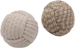 Bola de cuerda de yute hecha a mano, conjunto de 8 bolas decorativas náuticas, decoración de la costa para sala de estar, proyectos DIY - Product Image 5