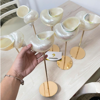 Nouveau produit 2025 coquillage Martini lunettes coquille verres à vin mariage demoiselle d'honneur cadeau anniversaire cadeau enterrement de vie de jeune fille