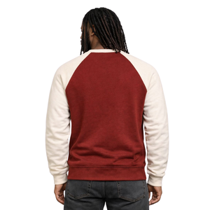 Felpa Kappa Alpha Psi con Ricamo in Ciniglia Cremisi, Stile Old English K, Maniche Raglan, Girocollo, Fraternità Greca Nupe 1911 - Product Image 2