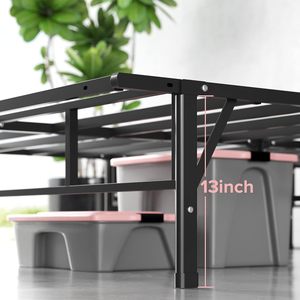 Marco de cama de Metal a precio de fábrica TRIHO, plataforma de almacenamiento resistente y duradera, muebles de dormitorio simples para aplicaciones escolares, precio de fábrica, 2017 - Product Image 5