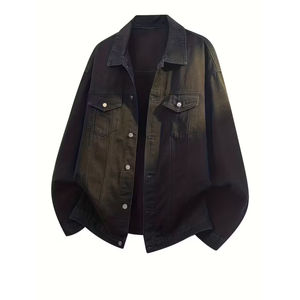 Nouveau 2025 vente en gros 100% coton haute qualité mâle sur mesure Denim veste haute qualité Vintage Style et boutons pour l'hiver - Product Image 1