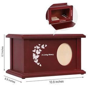 Urne funéraire en bois fabriquée à la main avec le meilleur style, parfaite pour les services funéraires et le stockage durable des cendres - Product Image 6