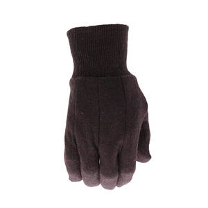 Top Quality Best Selling Brown Jersey Glove Reusable Breathable Hand Protection UV Safety High <b>Sale</b> Working Gloves - Product Image 3