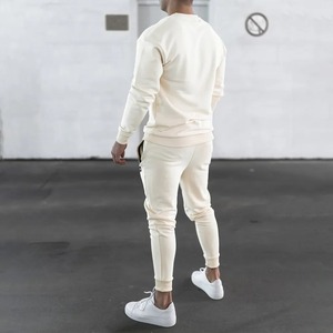 Conjunto Deportivo de Invierno para Hombre, 100% Algodón, Sudadera de Felpa de Secado Rápido, Pantalones Deportivos Casuales para Correr - Product Image 2