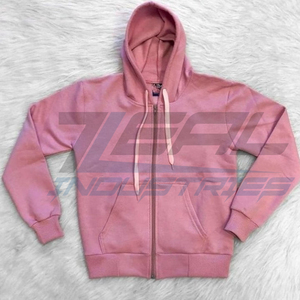 Vente en gros de pulls à capuche en polyester personnalisés avec fermeture éclair sweats molletonnés taille XL avec logos brodés imprimés Pakistan - Product Image 1