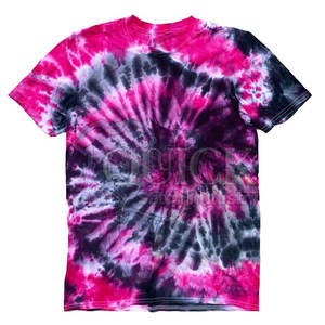Nuevo diseño Mujeres Tie Dye O-cuello Camisetas Verano Ecológico Casual Regular Fit Hecho en Pakistán - Product Image 1