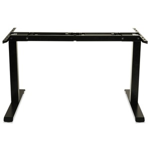 Alera ALEHT2SSB Adaptive Ergo 48.06 pulgadas. X 24.35 Pulgadas X 27.5 Pulgadas 47.2 Pulgadas Escritorio Eléctrico de Dos Niveles con Altura Ajustable, Metálico - Product Image 2