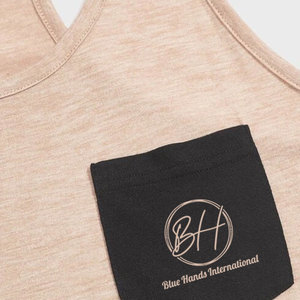 Camiseta sin mangas para hombre con diseño de logotipo personalizado, venta directa de fábrica al por mayor, camiseta sin mangas de talla grande para gimnasio. - Product Image 3
