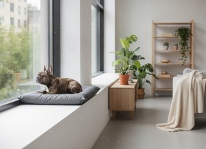 Lit pour animaux de compagnie en tissu Oxford de qualité supérieure « Amistar » 75x55 cm pour chats et petits chiens, OEM/Vente en gros - Product Image 2