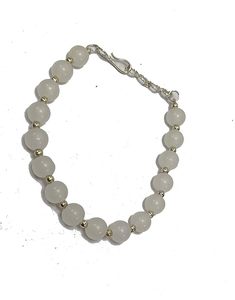 Crystal <b>bracelet</b> White Quartz 8mm Adjustment Round <b>Beads</b> Stone Crystal Gemstone Fashion Jewelry <b>Men</b> and Women Gift Energy - Product Image 2