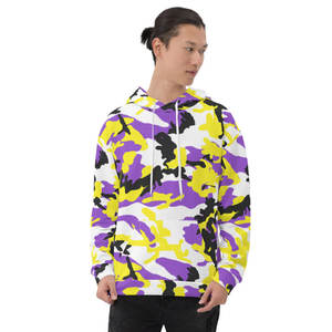 Servicio OEM, Sudaderas con Capucha de Camuflaje para Hombre, Diseño Único Personalizado, Forro Polar Térmico Transpirable, Nuevo Estilo Invernal, Sólido, 300g - Product Image 5