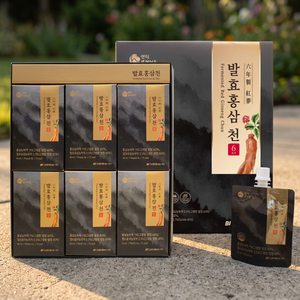Ginseng Rouge Coréen Millénaire Longue Vie Fermenté 40ml 30 Sachets Culture Artificielle Qualité Alimentaire Polyphénols Resvératrol - Product Image 1
