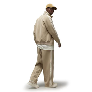 Survêtement de jogging à fermeture éclair tenue de sport deux pièces légère survêtement de sport confortable avec pantalon à taille élastique - Product Image 5