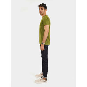 RAOWAD Graphic Slim Fit T-Shirt 100% Cotton/<b>Bamboo</b> Fiber 220-300 Grams Jersey Silk <b>Screen</b> Printing - Product Image 2