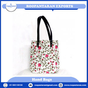 Nouveauté Sacs à main pour femmes Luxe élégant Sac à main fait à la main avec soin Fabriqué avec de l'impression à la main sur bloc en vente au prix le plus bas - Product Image 6