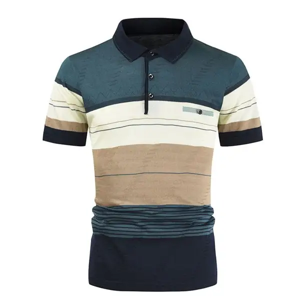 Personalized Men's Golf T-shirt Polo Shirt 100% Polyester And Cotton Business Quick Dry Polo Shirt