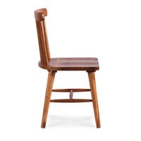 Chaise de salle à manger en bois moderne - Portable et légère pour entrepôt, appartement, restaurant et bureau
