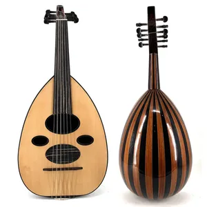 Oud Árabe Profesional de 11 Cuerdas y 6 Vías - Lira Oriental Hecha a Mano con Madera de Wenge y Caoba - Product Image 1
