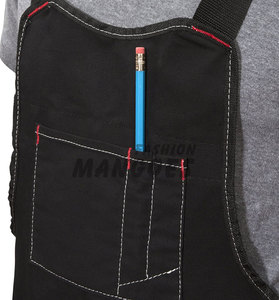 Delantal de Trabajo FR de Cuero, Construcción Duradera, Bordes Reforzados, Cinturón Ajustable, Múltiples Bolsillos, Color Personalizado, Logotipo Personalizado - Product Image 4