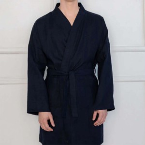 Manteaux de peignoir de luxe pour hommes-Doux et durables-Parfait pour les journées de détente et de spa - Product Image 2