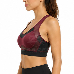 Soutien-gorge de sport sans couture pour femme, rembourré, respirant, à bretelles réglables, léger, idéal pour le yoga, la course, la gym et l'entraînement - Product Image 3