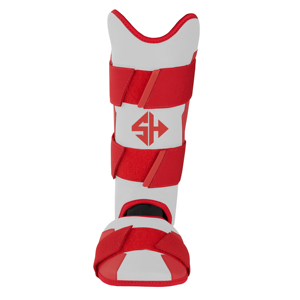 Espinilleras de Béisbol de Cuero de Color Sólido para Protección Profesional, Ligeras y Cómodas para el Juego Deportivo - Product Image 1