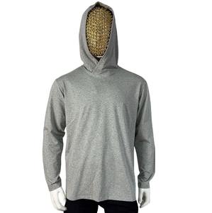 Tamaño personalizado de EE. UU. Hombres UPF 50 + Protección solar Sudadera con capucha Camisa Bolsillo Manga larga Rash Guard Pesca SPF Camisa UV al aire libre Ligero - Product Image 1