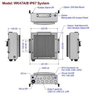 Ordinateur intégré à mission robuste et durable avec mémoire Intel Alder Lake N97 extensible DDR4 disponible - Product Image 4