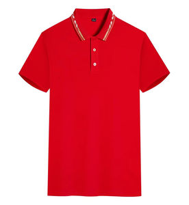 Vente en gros de chemise de golf pour homme anti-rides imprimé sans couture confort respirant polyester décontracté à manches courtes t-shirt - Product Image 6