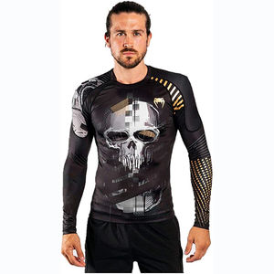 Rashguard Jiu Jitsu Fitness Boxing Jerseys Bjj Gym Training Rash Guard Hombres para la venta - Product Image 1