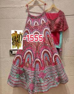 Elegante hilo de bordar con lentejuelas Lehenga con Cancan & Canvas Patta ropa India paquistaní Lehenga Choli para mujer - Product Image 1