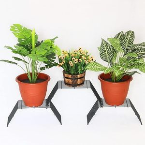 3 Tier Stair Style Metal Plant <b>Stand</b> Decoration Home Garden For Display Flower <b>Pot</b> Indoor Outdoor In Cheap Price - Product Image 1