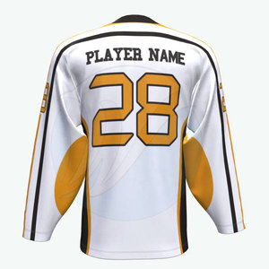Último estilo Jersey de hockey sobre hielo Venta al por mayor Jersey de hockey sobre hielo Logotipo personalizado Jersey de hockey sobre hielo - Product Image 4