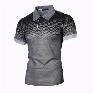 Polos grande taille pour hommes T-shirt à manches longues et à revers Trendy Casual Versatile Polo Tops Vêtements pour hommes - Product Image 6