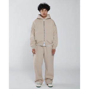 OEM Custom Made High Quality <b>Zip</b> up Men's <b>Hoodie</b> 100% Cotton <b>Pocket</b> Design Screen Printing Streetwear Zipper <b>Hoodie</b> For Men - Product Image 2