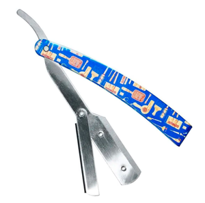 Professionnel Jetable En Acier Inoxydable Pliant Bord Droit Rasage Cutter Corps Sécurité Caractéristiques Forme De Poudre - Product Image 4