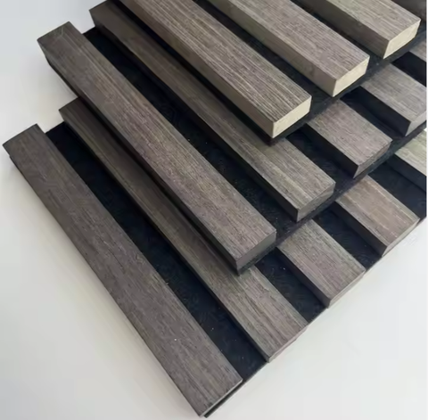 Acoustic Wall Panels Waterproof Exterior 2400*600mm PET Felt Polyester Backing MDF Material Noise Reduction Warehouses Hospitals