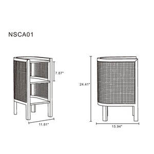 Juego de mesa auxiliar de diseño de bambú para muebles de sala de estar - Product Image 5